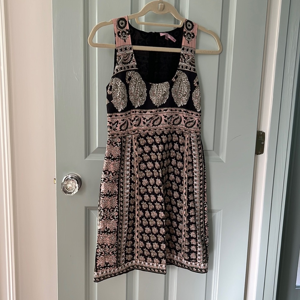 Calypso St. Barth block print sundress XS